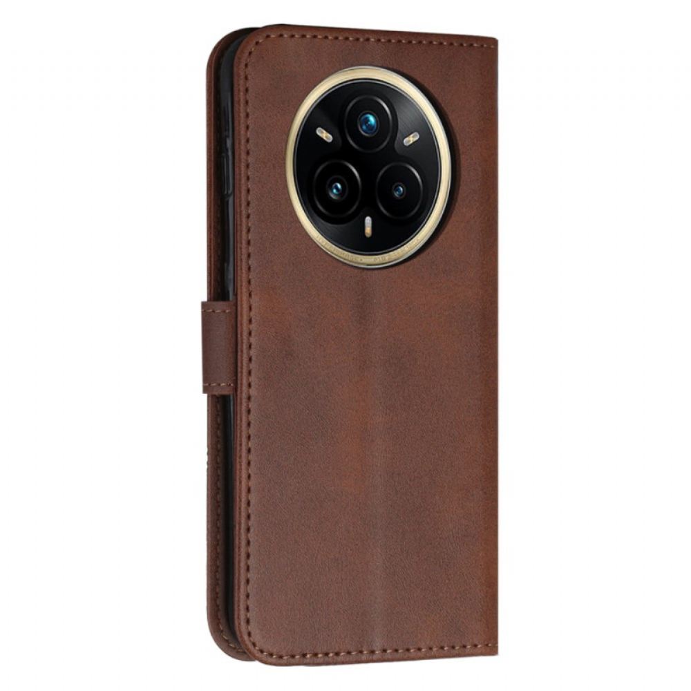 Kožený Kryt Realme 14 Pro 5g Obchodní Styl