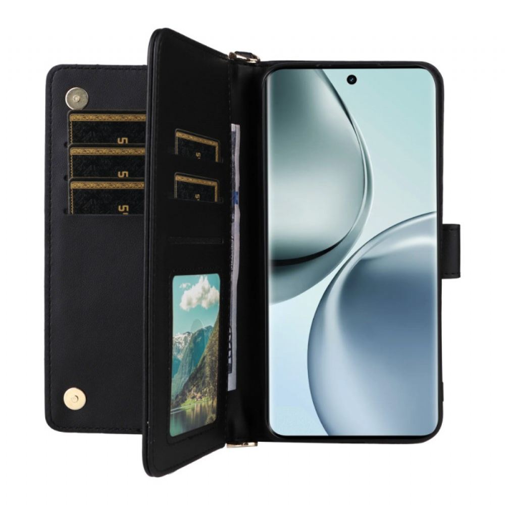 Kožený Kryt Realme 14 Pro 5g Prémiové S Ramenním Popruhem