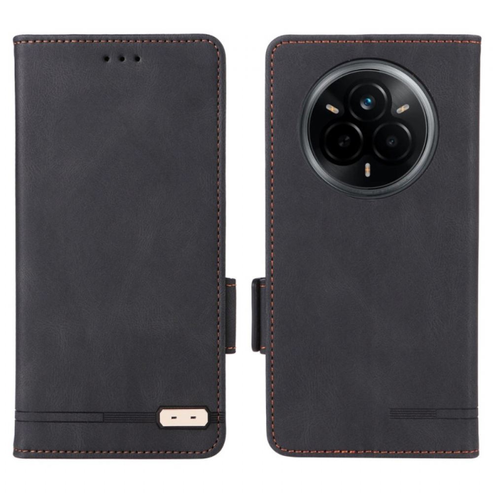 Kožený Kryt Realme 14 Pro 5g Retro Semišový Efekt