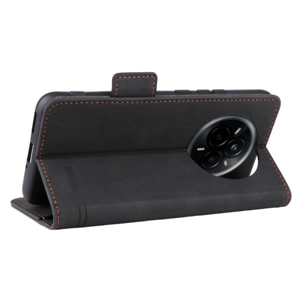 Kožený Kryt Realme 14 Pro 5g Retro Semišový Efekt