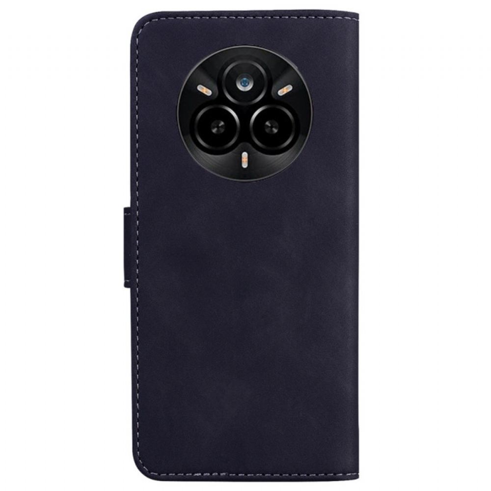 Kožený Kryt Realme 14 Pro 5g Semišový Styl