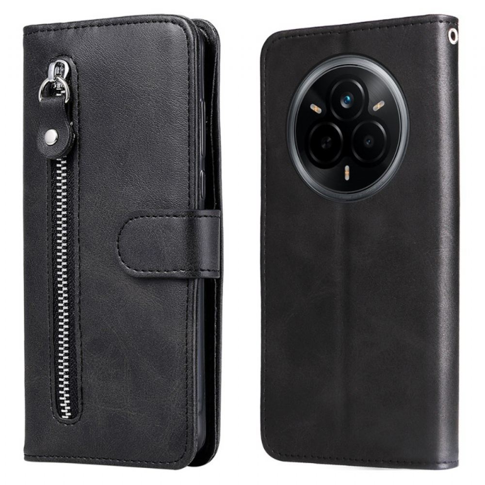 Peněženková Pouzdra Realme 14 Pro 5g Kryty Na Mobil Přední Kapsa Na Zip