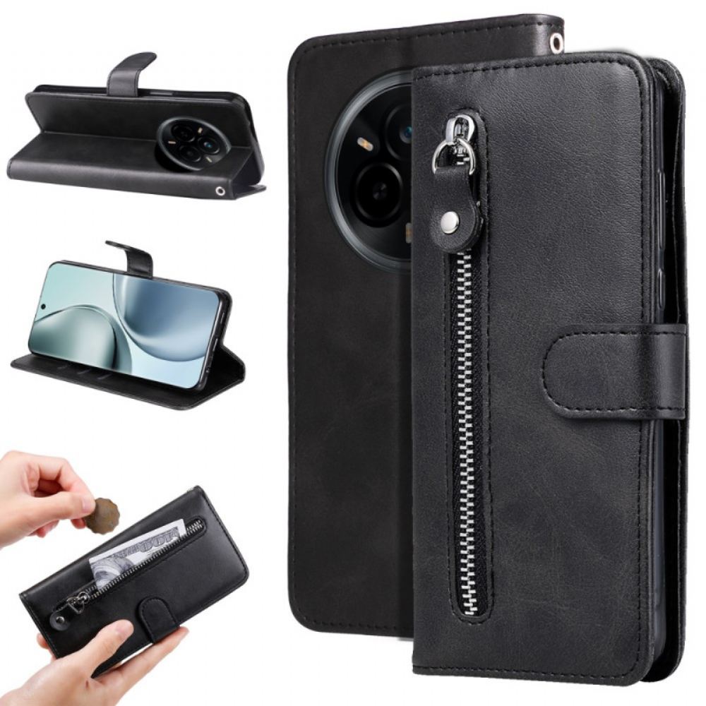 Peněženková Pouzdra Realme 14 Pro 5g Kryty Na Mobil Přední Kapsa Na Zip