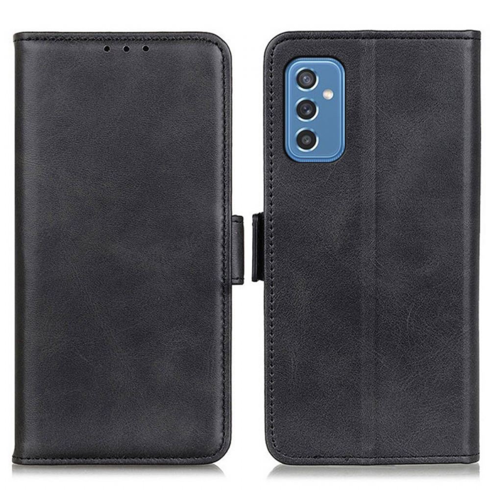 Flipové Pouzdro Na Samsung Galaxy M52 5G Kožené Pouzdro Dvojitá Klapka