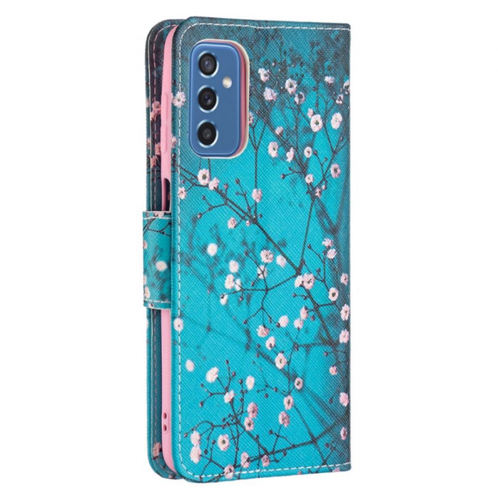 Flipové Pouzdro Na Samsung Galaxy M52 5G Kvetoucí Strom
