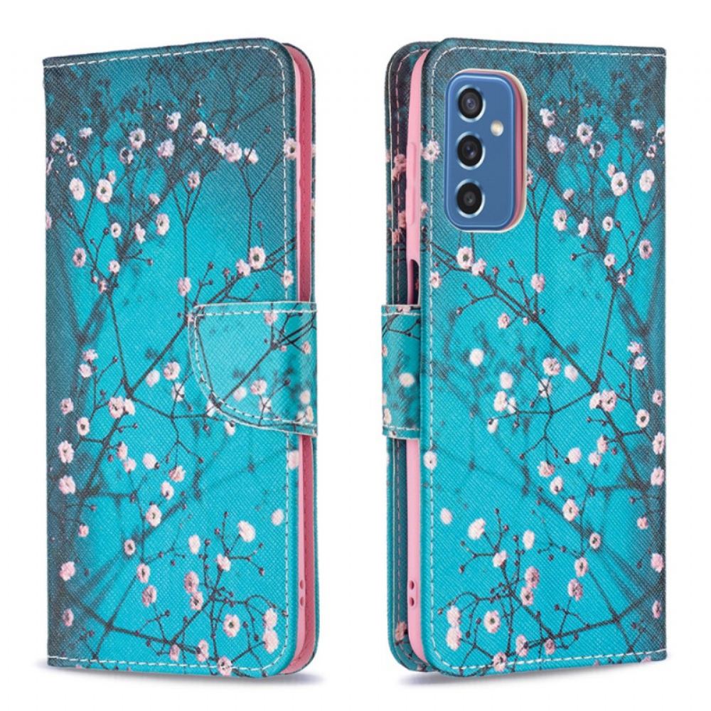 Flipové Pouzdro Na Samsung Galaxy M52 5G Kvetoucí Strom