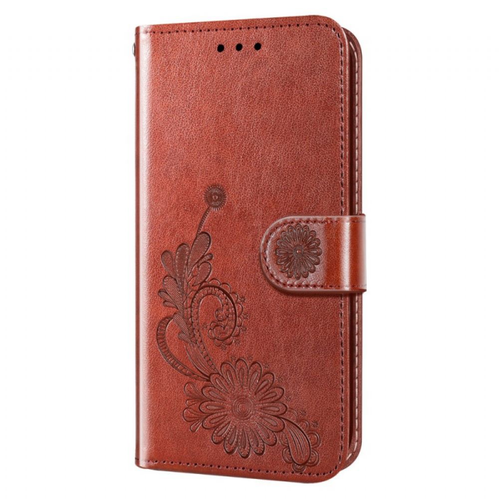 Flipové Pouzdro Na Samsung Galaxy M52 5G Květinová Mandala