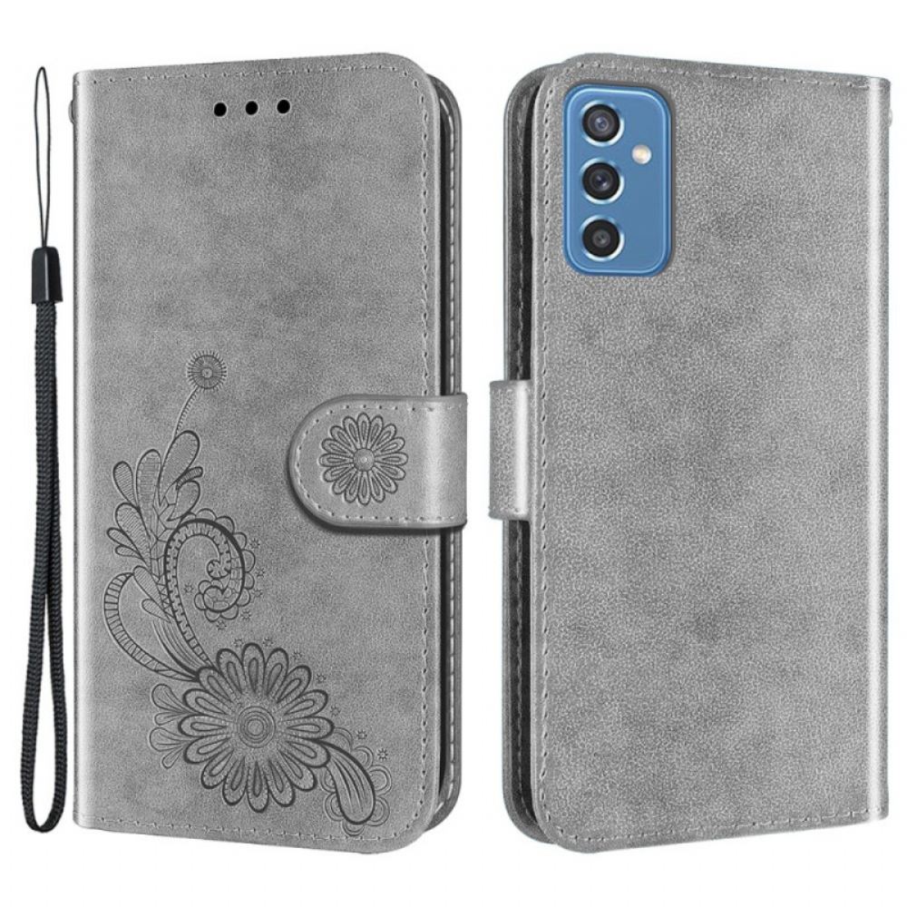 Flipové Pouzdro Na Samsung Galaxy M52 5G Květinová Mandala
