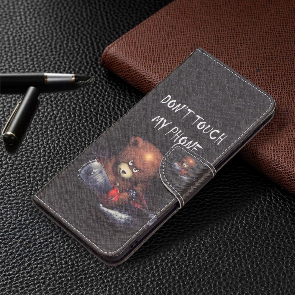 Flipové Pouzdro Na Samsung Galaxy M52 5G Machiavelliánský Medvěd