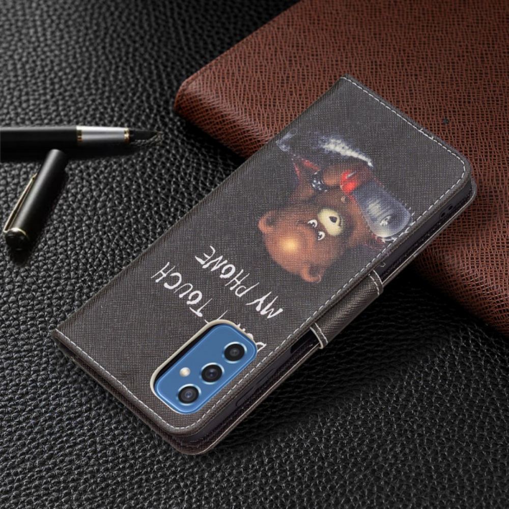 Flipové Pouzdro Na Samsung Galaxy M52 5G Machiavelliánský Medvěd