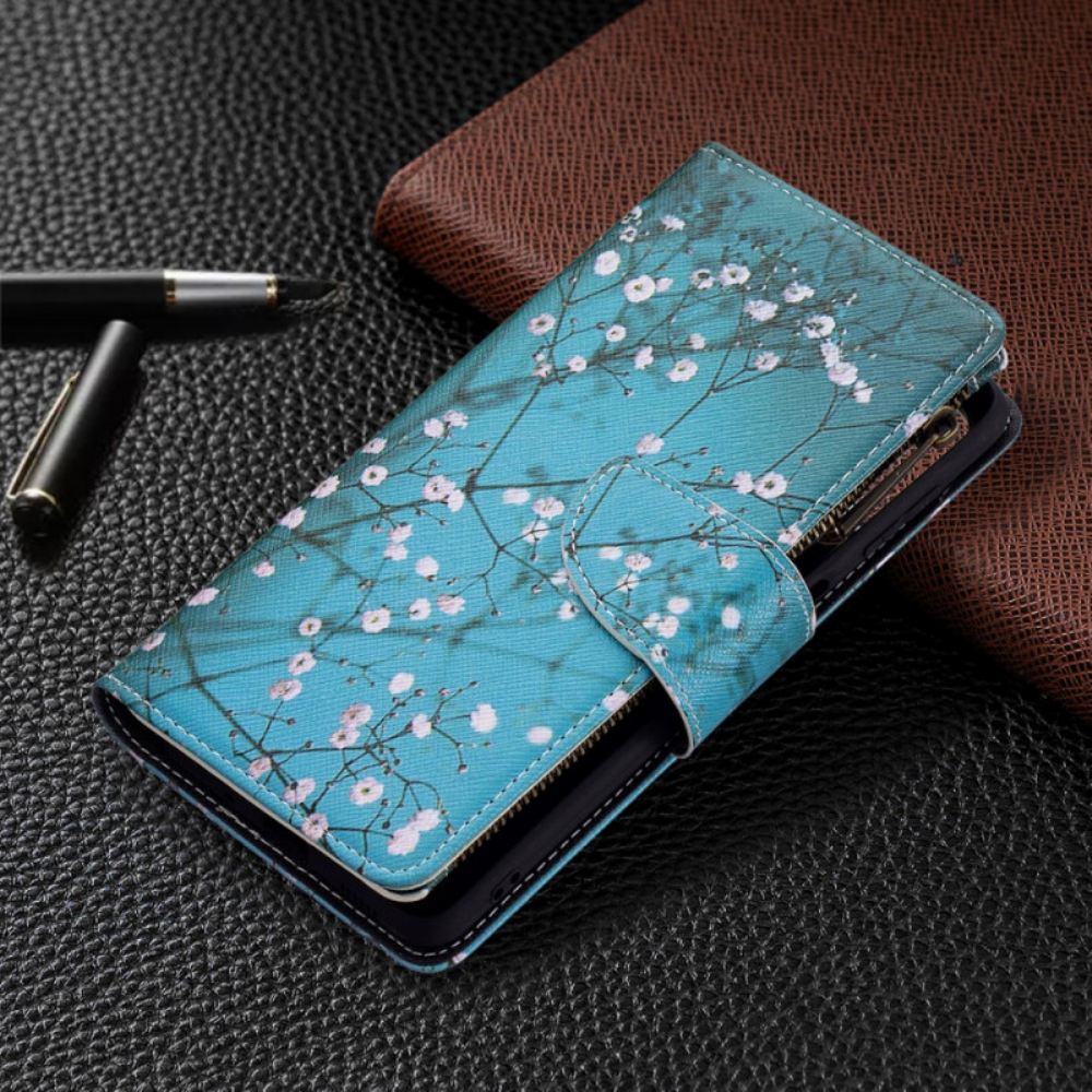 Flipové Pouzdro Na Samsung Galaxy M52 5G Půlnoční Konvalinka