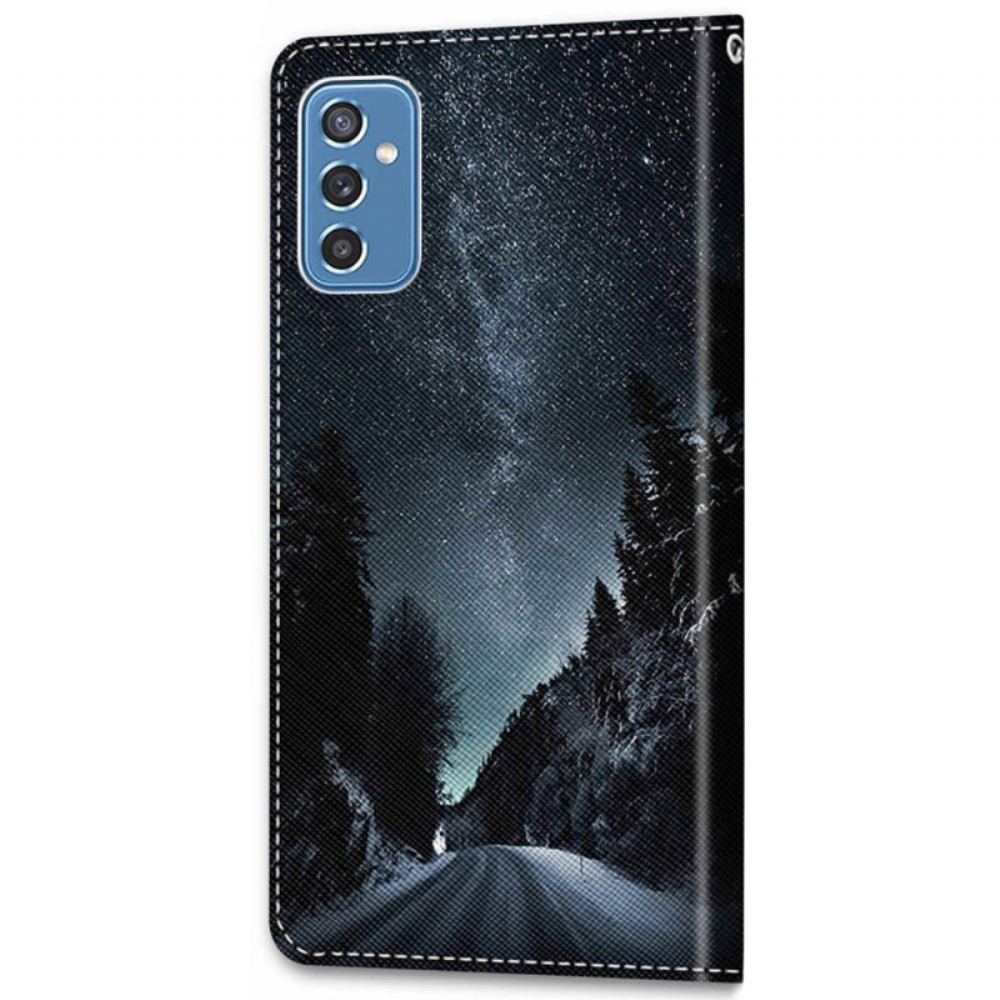 Kožené Pouzdro Na Samsung Galaxy M52 5G Horská Cesta