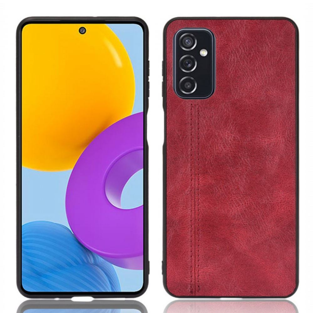 Kryt Na Samsung Galaxy M52 5G Imitace Kůže S Lemem