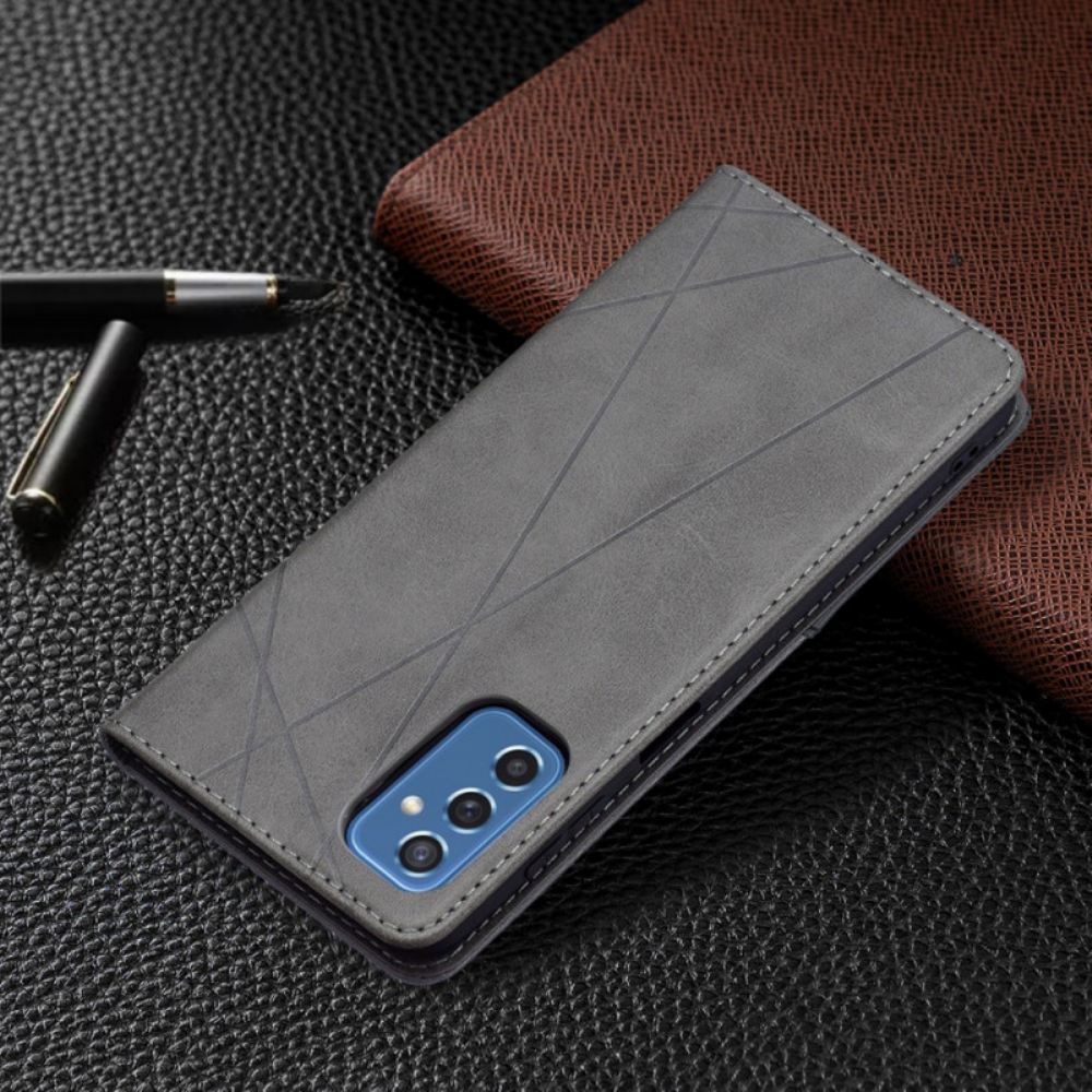 Kryty Na Mobil Na Samsung Galaxy M52 5G Flipové Pouzdro Vzor Imitace Kůže