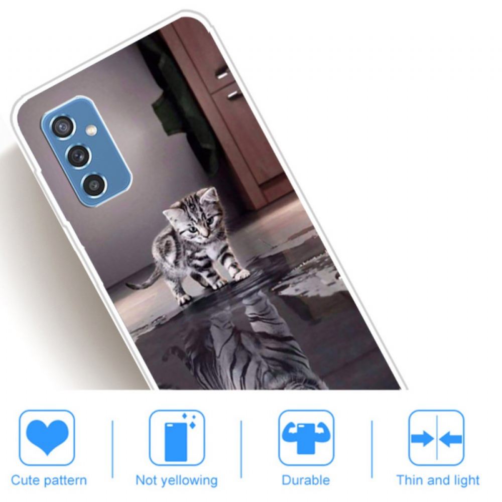Kryty Na Mobil Na Samsung Galaxy M52 5G Snové Kotě