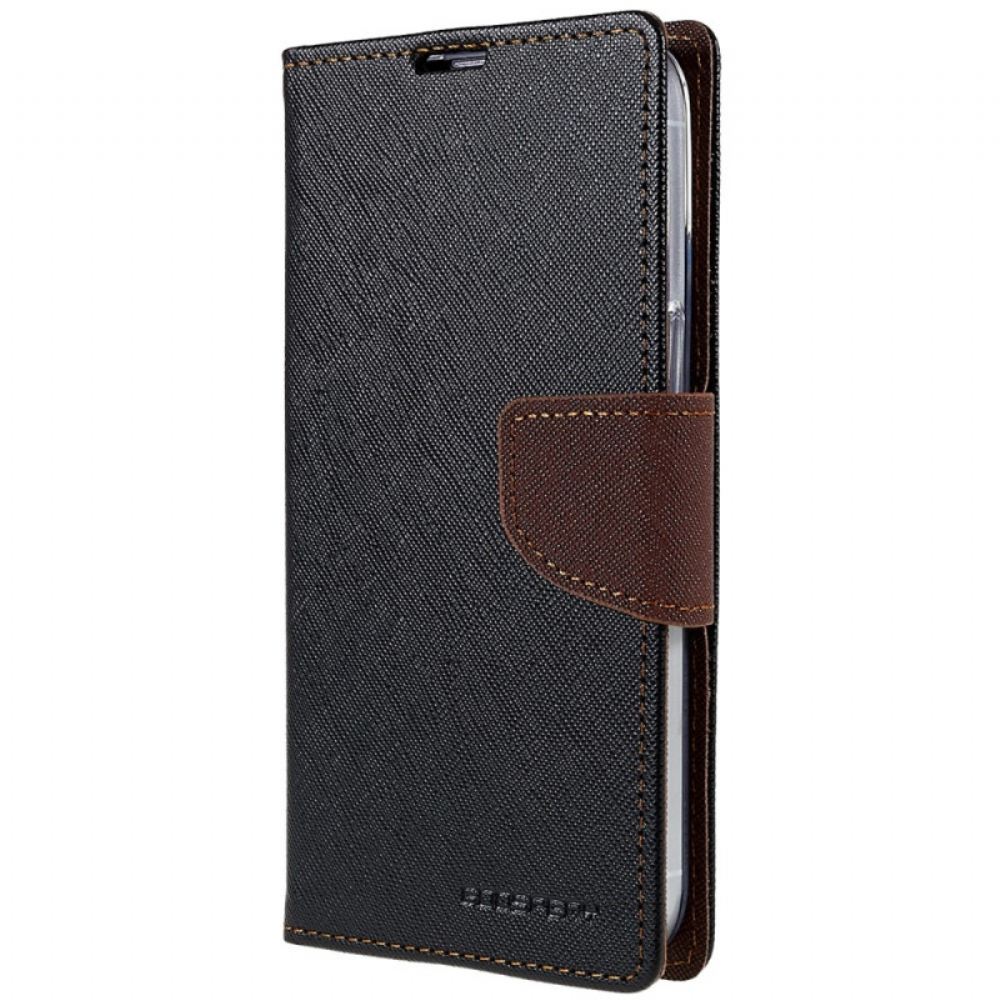 Flipové Pouzdro Na iPhone 14 Bicolor Merkur Goospery