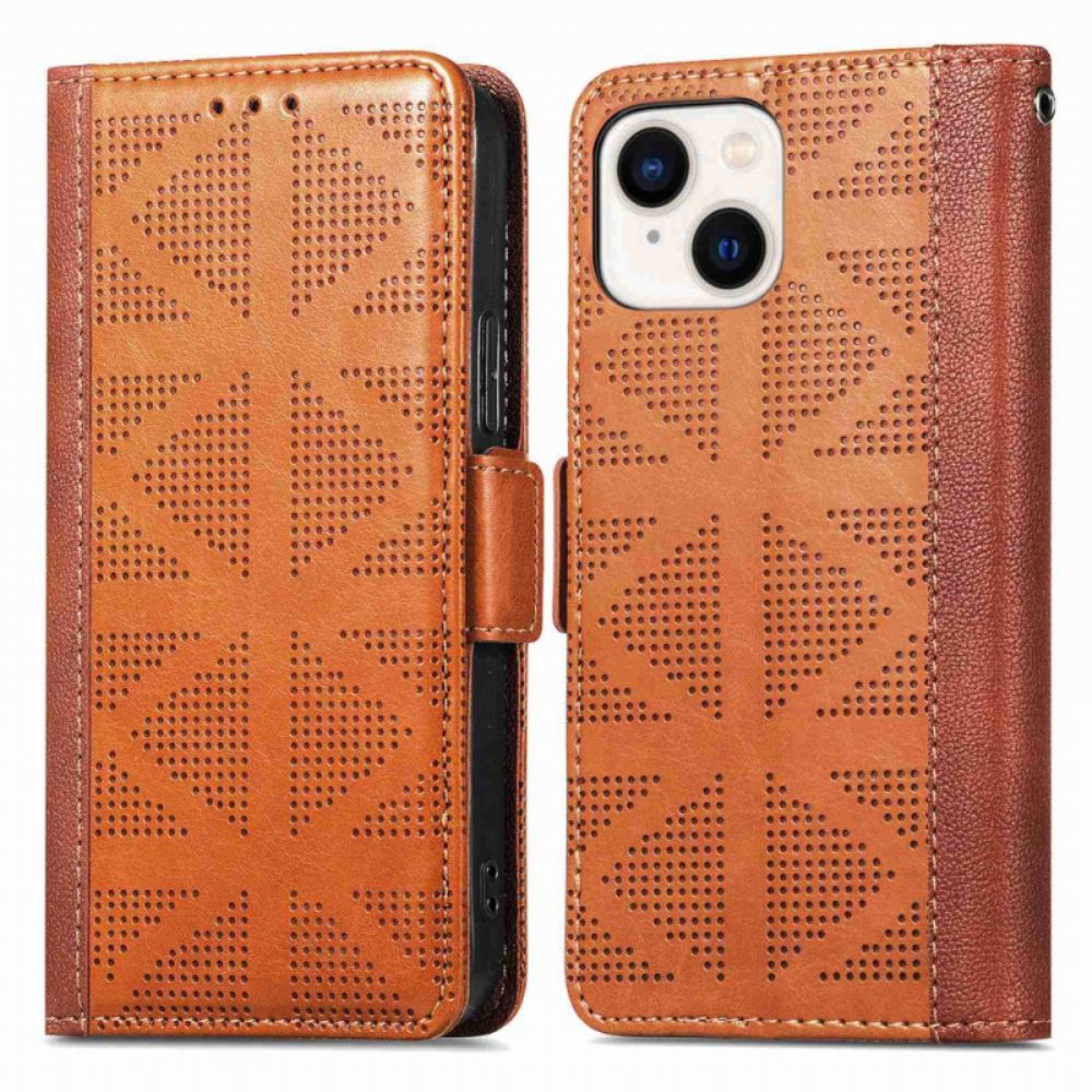 Flipové Pouzdro Na iPhone 14 Styl Retro Kůže