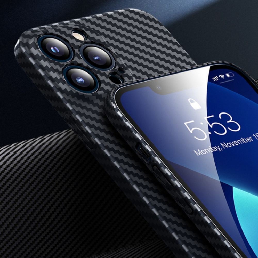 Kryt Na iPhone 14 Design Uhlíkových Vláken