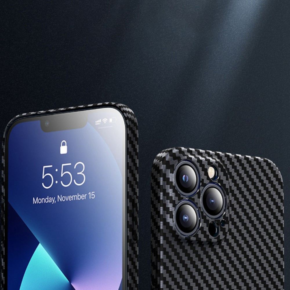 Kryt Na iPhone 14 Design Uhlíkových Vláken