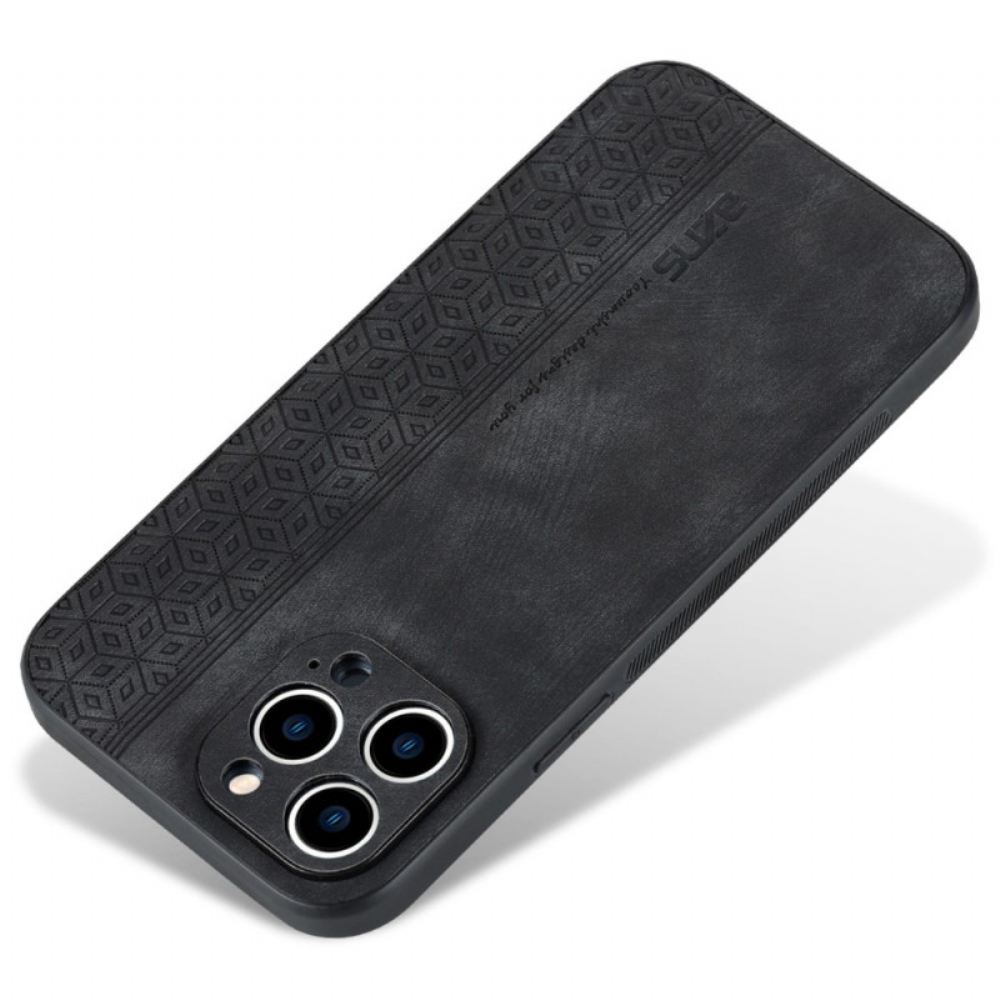 Kryt Na iPhone 14 Kožený Efekt Azns