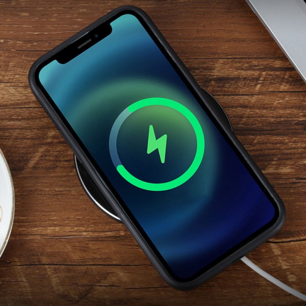 Kryt Na iPhone 14 Kožený Efekt Azns