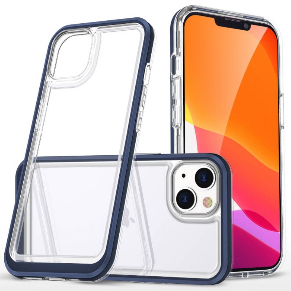 Kryt Na iPhone 14 Křišťálově Barevné Hrany