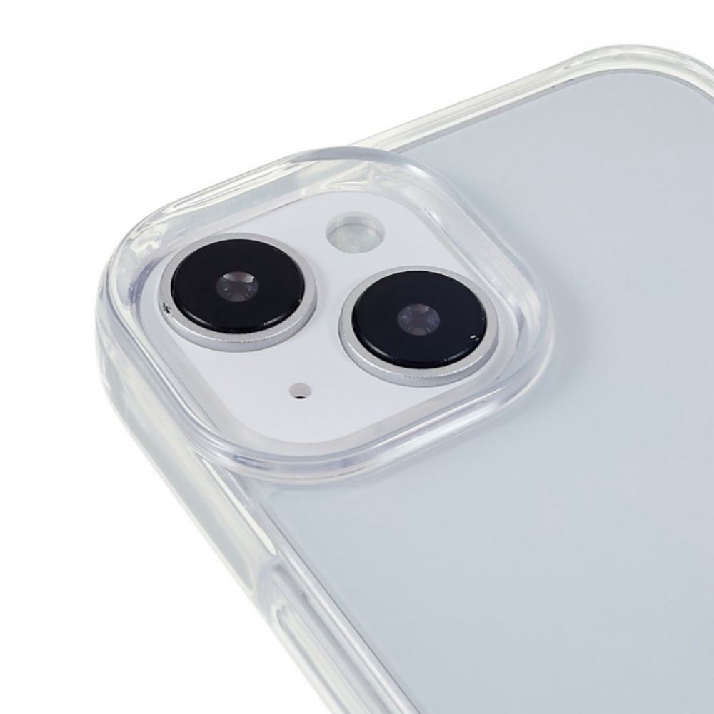 Kryt Na iPhone 14 Transparentní S Barevným Kabelem
