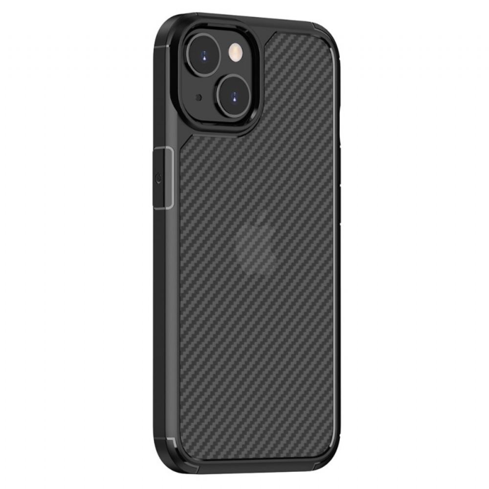 Kryt Na iPhone 14 Čiré Uhlíkové Vlákno