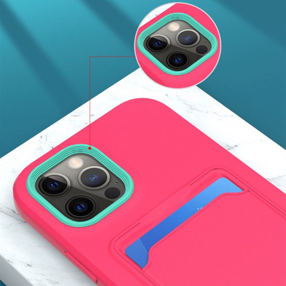 Kryty Na Mobil Na iPhone 14 Držák Dvoubarevných Karet