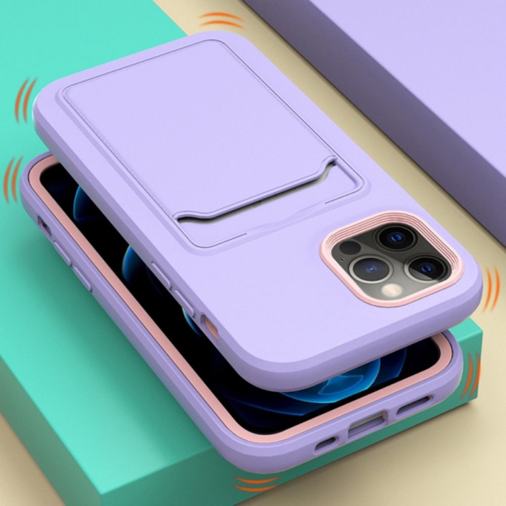 Kryty Na Mobil Na iPhone 14 Držák Dvoubarevných Karet