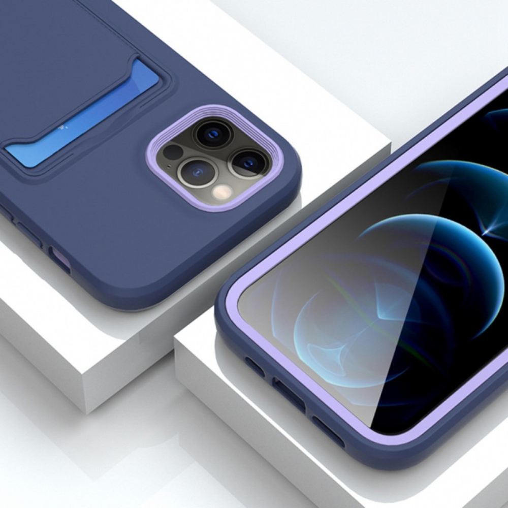 Kryty Na Mobil Na iPhone 14 Držák Dvoubarevných Karet