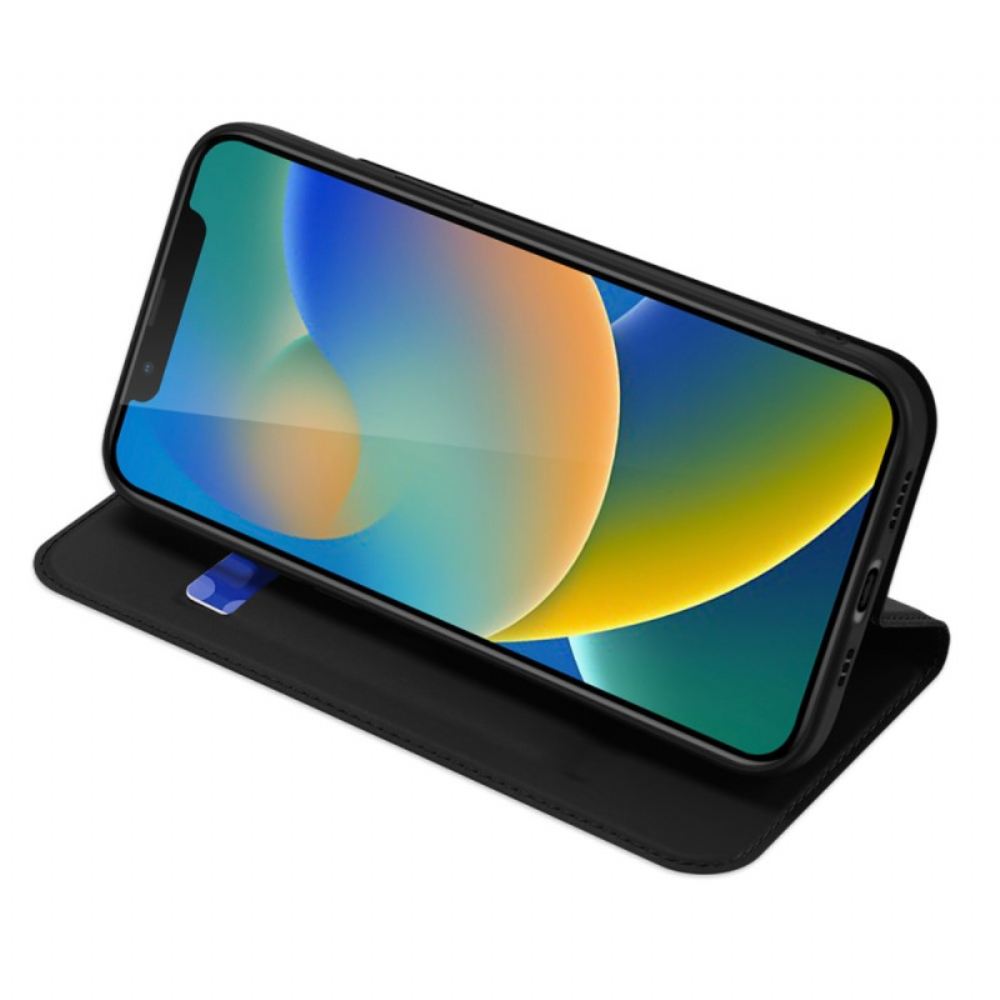 Kryty Na Mobil Na iPhone 14 Flipové Pouzdro Skin Pro Dux Ducis