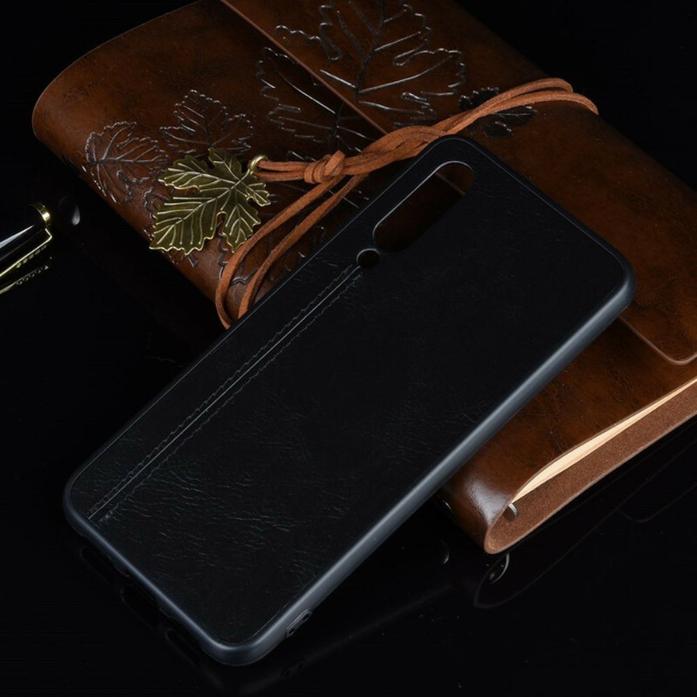 Kryt Na Xiaomi Mi 9 SE Efekt Kůže Ve Švu