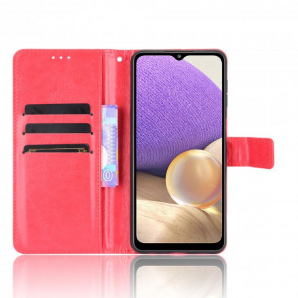 Flipové Pouzdro Na Samsung Galaxy A32 5G Okázalá Umělá Kůže