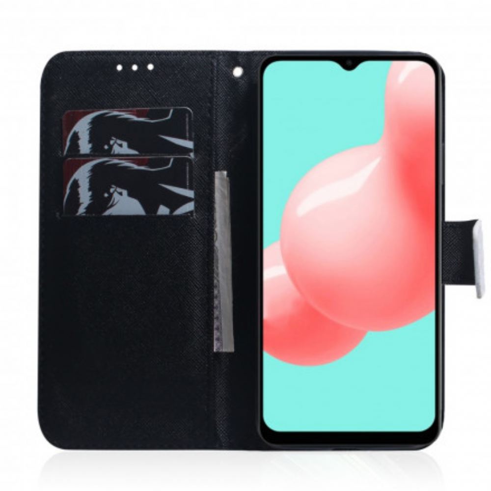Flipové Pouzdro Na Samsung Galaxy A32 5G Panda Tvář