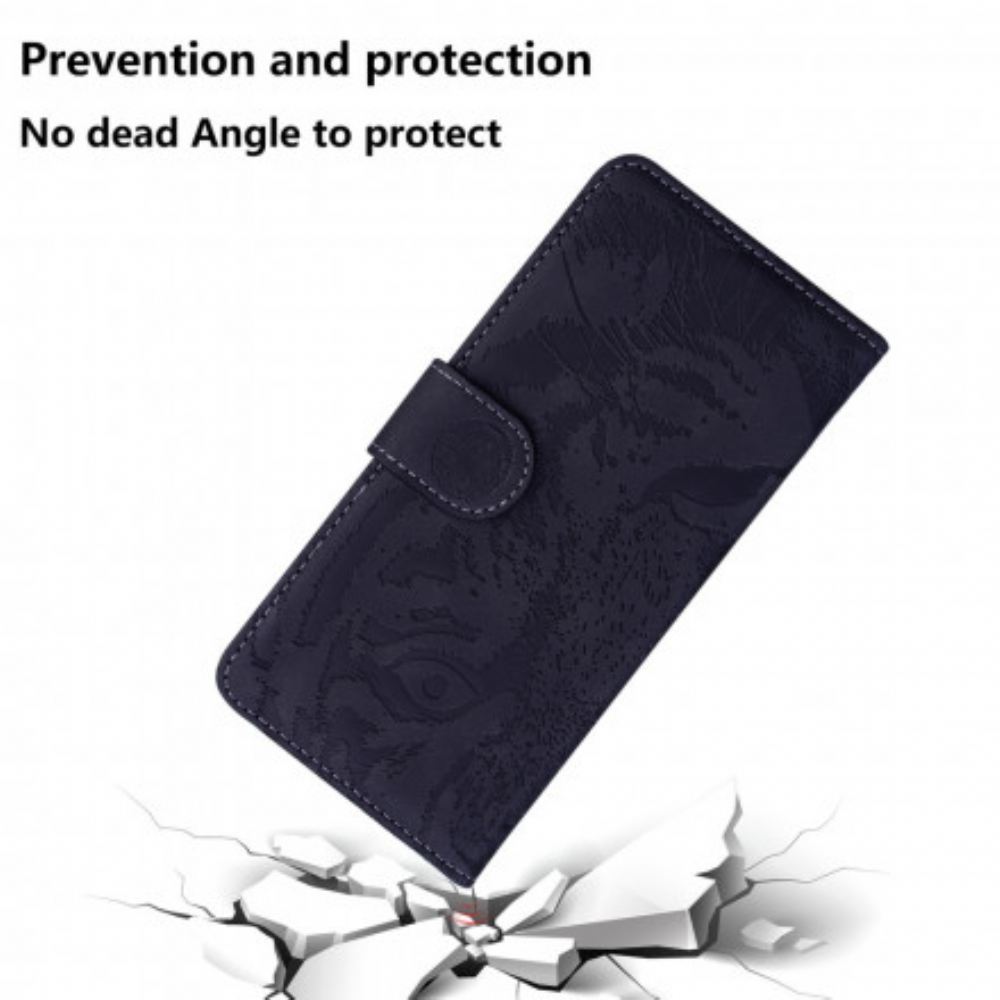 Flipové Pouzdro Na Samsung Galaxy A32 5G Tiger Face Print