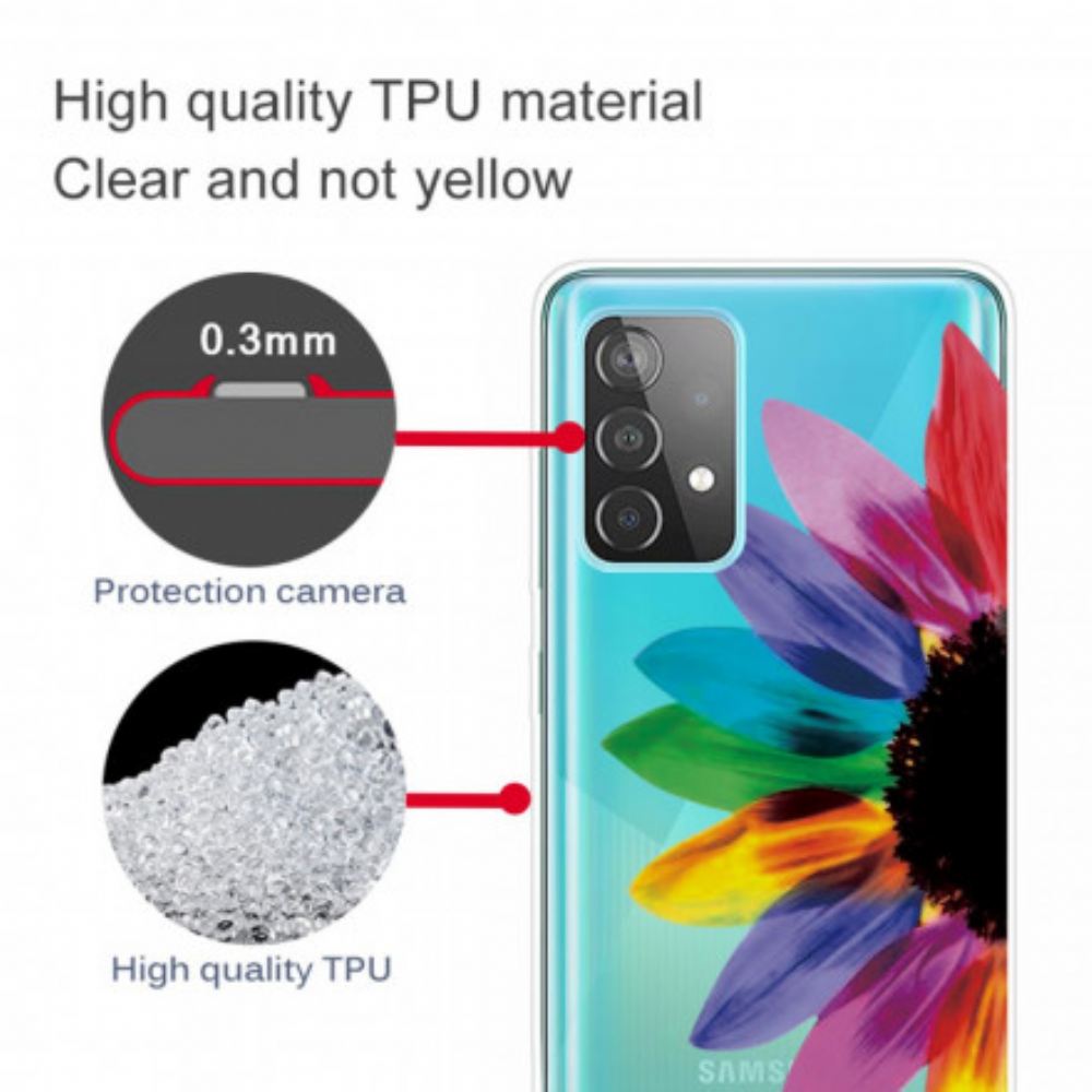 Kryt Na Samsung Galaxy A32 5G Barevný Květ