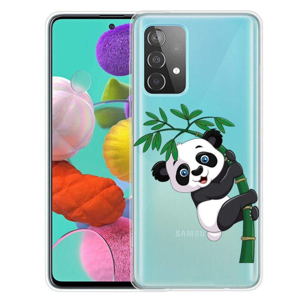 Kryt Na Samsung Galaxy A32 5G Panda Na Bambusu