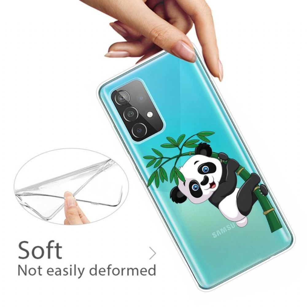 Kryt Na Samsung Galaxy A32 5G Panda Na Bambusu