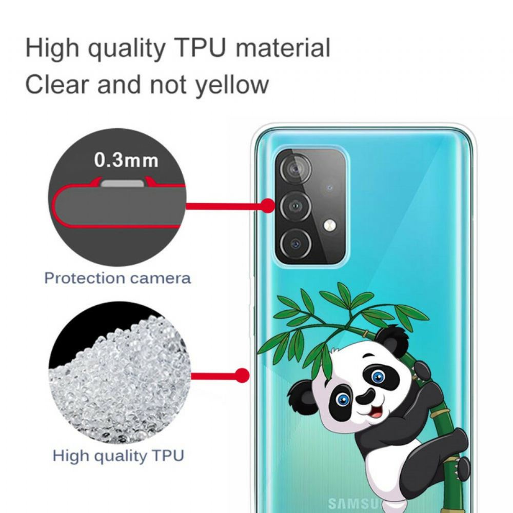Kryt Na Samsung Galaxy A32 5G Panda Na Bambusu