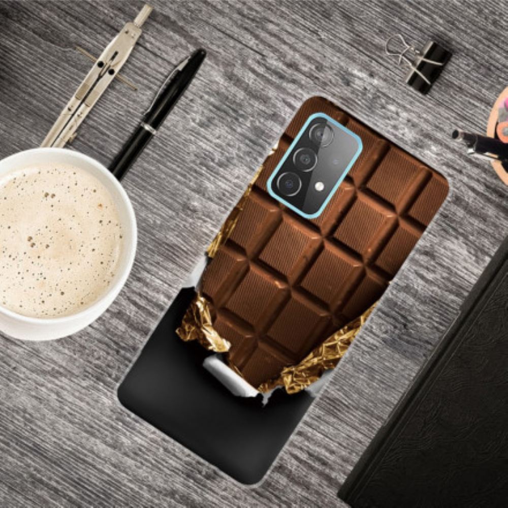 Kryty Na Mobil Na Samsung Galaxy A32 5G Flexibilní Čokoláda