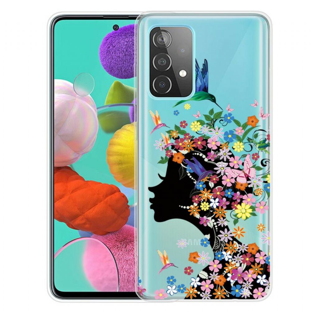 Kryty Na Mobil Na Samsung Galaxy A32 5G Hezká Květinová Hlava
