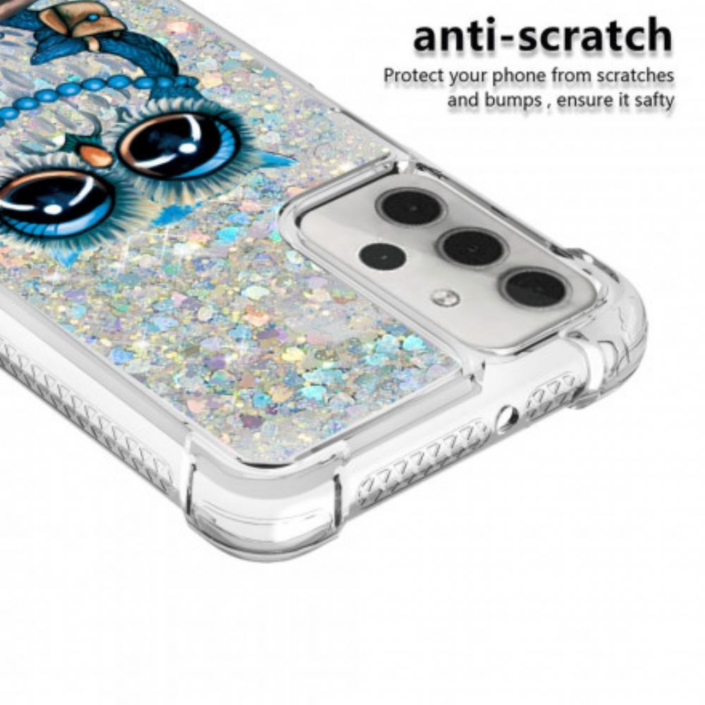 Kryty Na Mobil Na Samsung Galaxy A32 5G Slečna Glitter Owl