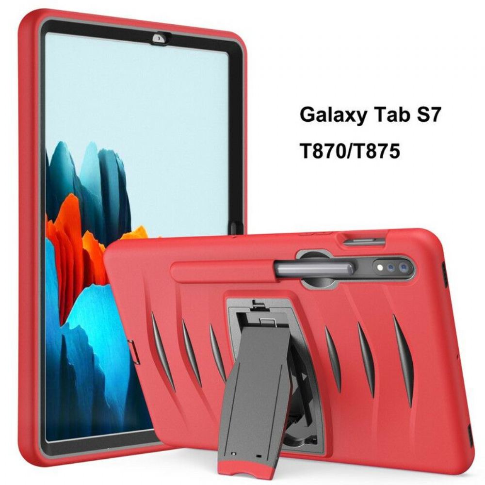 Kryt Na Samsung Galaxy Tab S8 / Tab S7 Ochranný Ochrana Nárazníku S Držákem