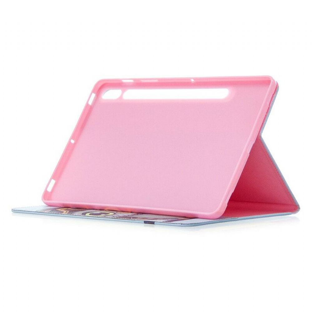 Pouzdra Na Samsung Galaxy Tab S8 / Tab S7 Cestující Sova