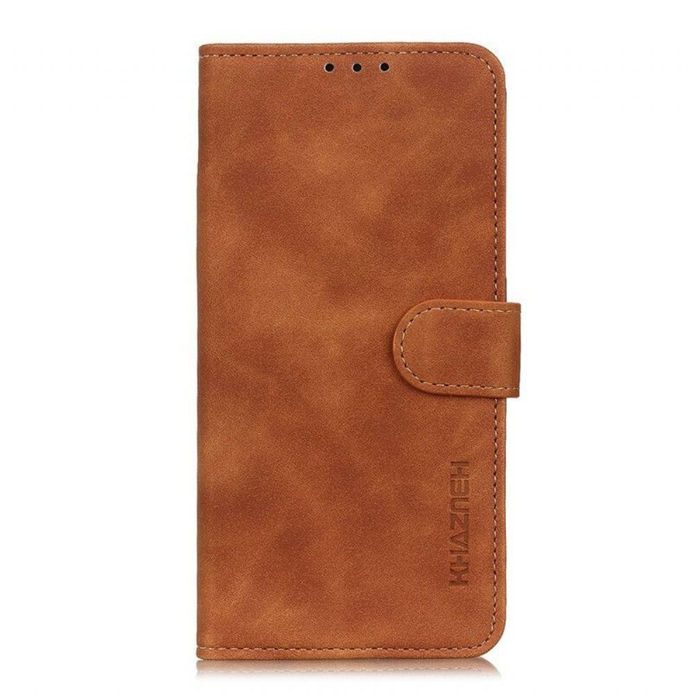 Flipové Pouzdro Na Samsung Galaxy M12 / A12 Khazneh Vintage Kožený Efekt