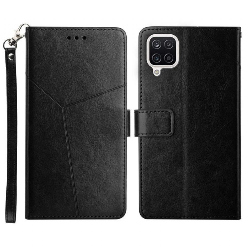Flipové Pouzdro Na Samsung Galaxy M12 / A12 Styl Kůže Geo Y Design