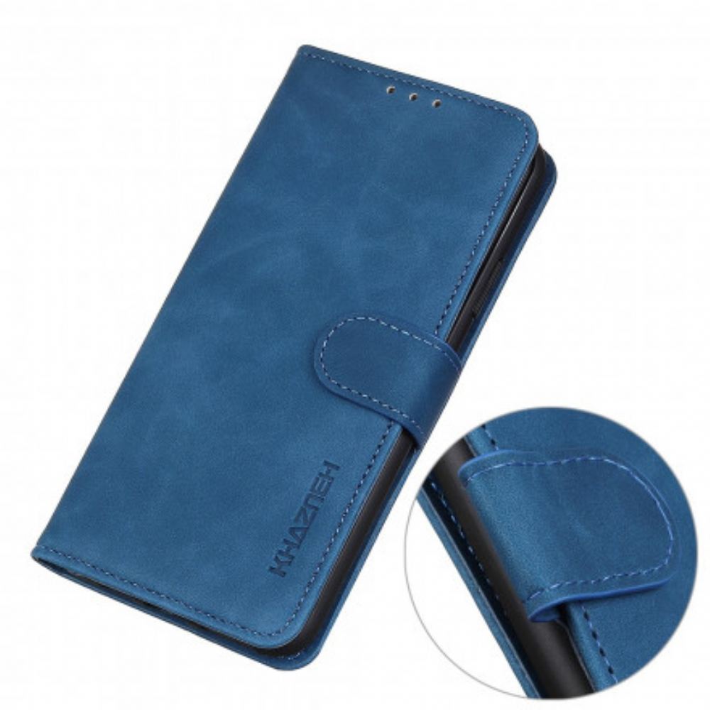 Kožené Pouzdro Na Oppo Find X3 Lite Matná Vintage Kůže S Efektem Khazneh