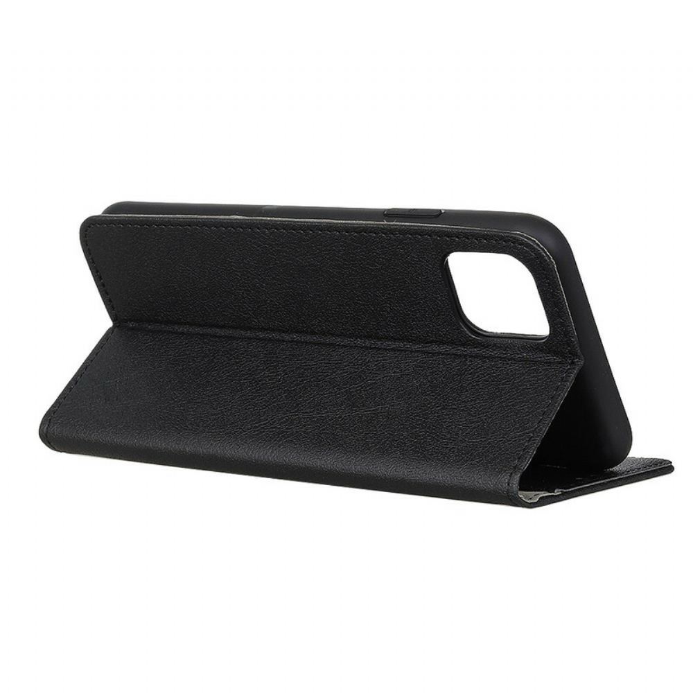 Flipové Pouzdro Na iPhone 12 / 12 Pro Klasický Kožený Efekt