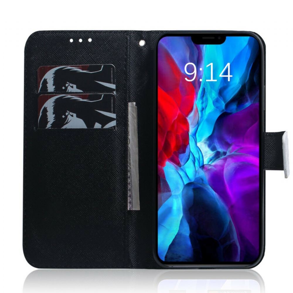 Flipové Pouzdro Na iPhone 12 / 12 Pro Panda Tvář
